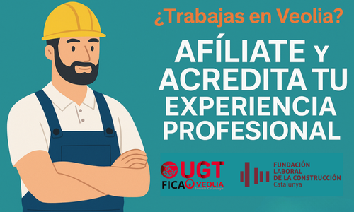 🎓 ¿Trabajas en Veolia? Acredita tu experiencia profesional con UGT FICA